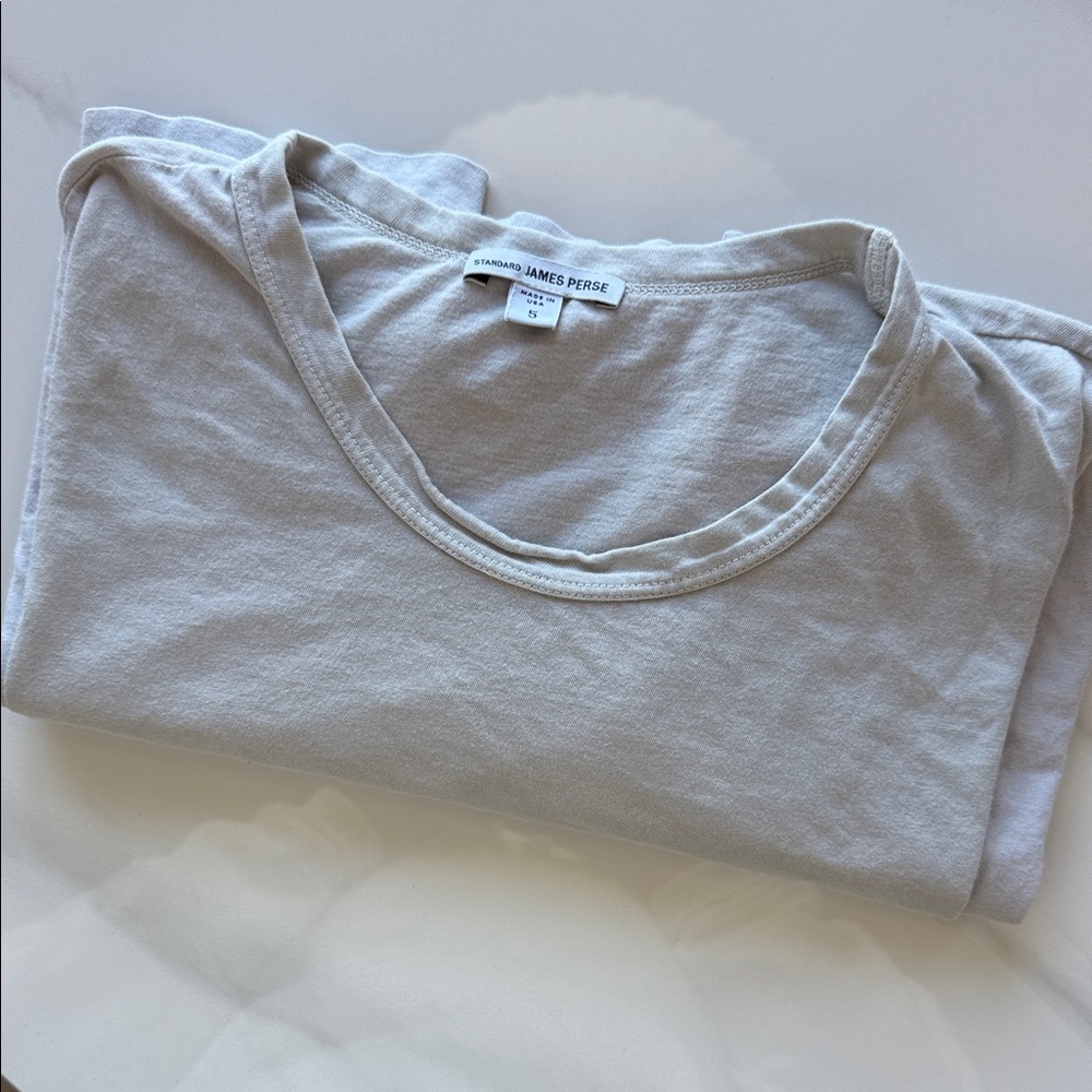 James Perse Soft Gray Tee